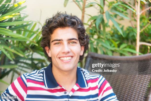 handsome young man close-up - green eyes stock pictures, royalty-free photos & images