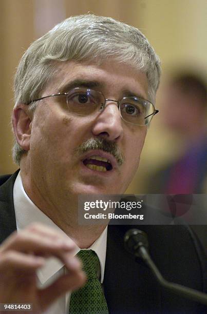 Michael Jackson, Deputy Secretary of the Department of Homeland Security, testifies during a House Homeland Security Committee hearing to improve...