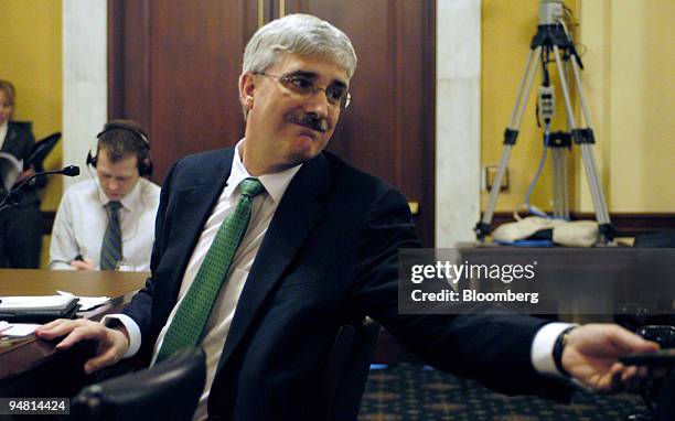 Michael Jackson, Deputy Secretary of the Department of Homeland Security, testifies during a House Homeland Security Committee hearing to improve...