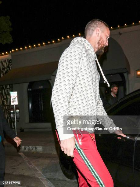 Chandler Parsons is seen on April 17, 2018 in Los Angeles, California.