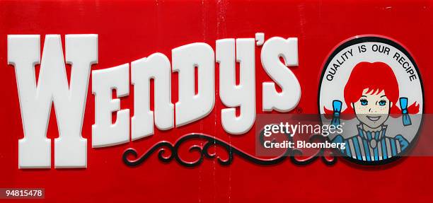 Wendy's restaurant logo is pictured in San Jose, California, April 22, 2005. Anna Ayala, who claimed to have found a human fingertip in a bowl of...