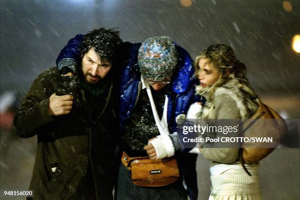 Emmanuelle Béart, Edouard Baer and Atmen Kelif.