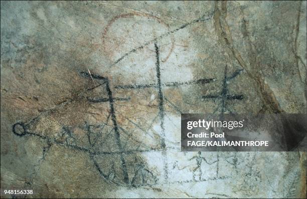 Cave used by the dayak a gua mardua.