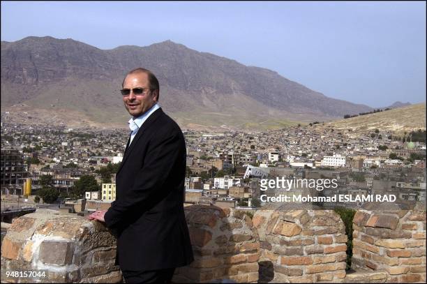 Mohammad Bagher Ghalibaf visiting historical Sassanid castle of Falak Ol-Aflak in Khorramabad.
