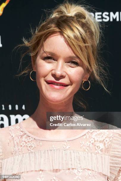 Actress Maria Esteve attends 'Hacerse Mayor y Otros Problemas' photocall during the 21th Malaga Film Festival at Albeniz cinema on April 18, 2018 in...