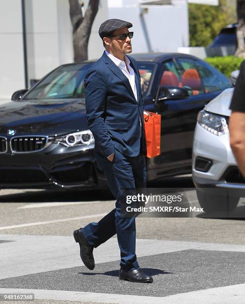 Justin Chambers is seen on April 17, 2018 in Los Angeles, CA.