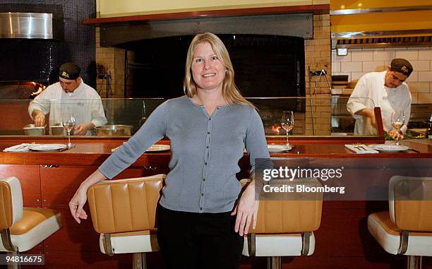 Laurie Thomas, chief executive officer of Nice Ventures which owns Rose Pistola and another restaurant in San Francisco, poses for a photograph as...