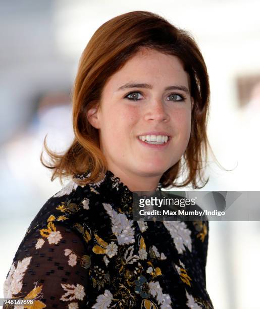 Princess Eugenie attends a reception with delegates from the Commonwealth Youth Forum during the Commonwealth Heads of Government Meeting at the...