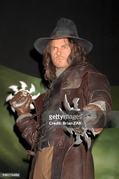 The wax installment of Van Helsing at Madame Tussauds New York, launching the terrifying new interactive experience "Chamber Live! featuring Van...
