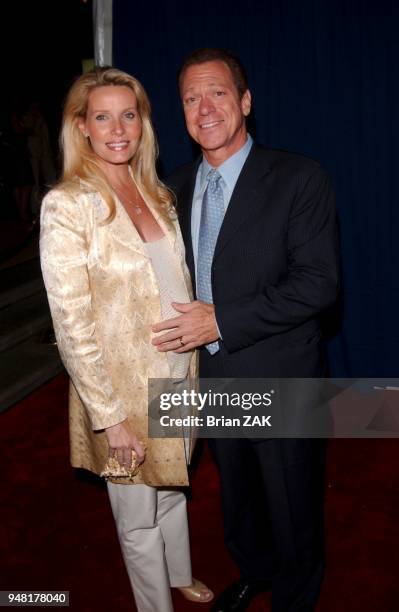 Joe Piscopo with wife at the reception to celebrate the Republican National Convention, at Cipriani in Mid-town Manhattan.