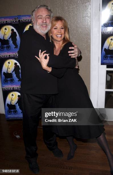 Ed Dixon and Kathie Lee Gifford at the opening night of "Under The Bridge" held at The Zipper Theater, New York City.