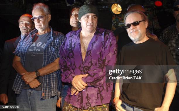 Hilly Kristal;Tommy Ramone;Steve Van Zandt during a press conference to announce an effort to save legendary punk club CBGB's on the first day of the...