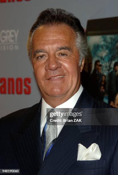 Tony Sirico attends the sixth season premiere of the HBO series "The Sopranos" at the Museum Of Modern Art, New York City BRIAN ZAK.