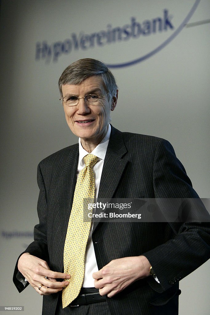 Wolfgang Sprissler, HypoVereinsbank chief executive officer,