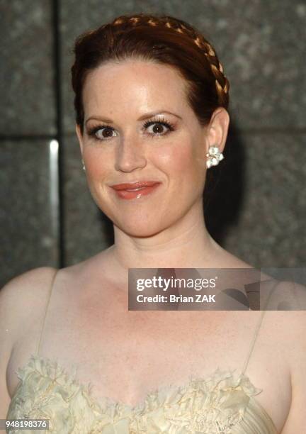 Molly Ringwald arrives to the 60th Annual Tony Awards held at Radio City Music Hall, New York City. BRIAN ZAK.