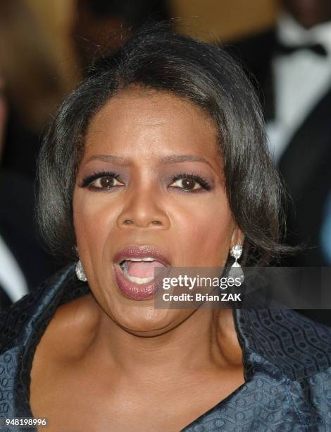 Oprah Winfrey arrives to the 60th Annual Tony Awards held at Radio City Music Hall, New York City. BRIAN ZAK.