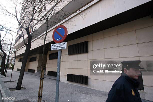 Exterior views of the National Court building, or Audiencia Nacional, are seen in Madrid, Spain, on Tuesday, March 21, 2006. Spanish Judge Fernando...