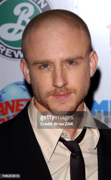 Ben Foster arrives to the New York Premiere of "Hostage" held at the Ziegfield Theater, New York City ZAK BRIAN.