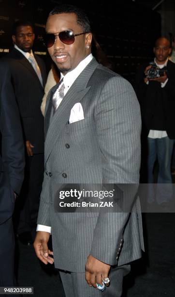 Sean "P. Diddy" Combs arrives at the launch party for his new fragrance "Unforgivable" held at the Core Club, New York City BRIAN ZAK.