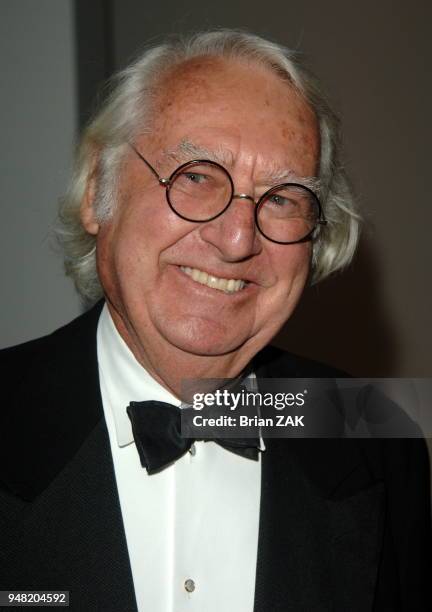 Richard Meier arrives at the "38th Annual Party in the Garden" held at the Museum Of Modern Art, New York City. BRIAN ZAK.