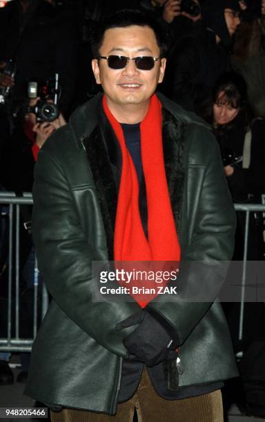 Wong Kar Wai arrives to the 2005 New York Film Critics Circle 71st Annual Awards Dinner held at Ciprianis 42nd Street, New York City BRIAN ZAK.