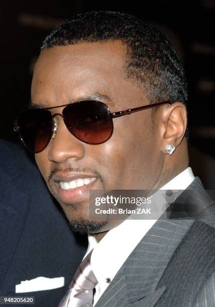 Sean "P. Diddy" Combs arrives at the launch party for his new fragrance "Unforgivable" held at the Core Club, New York City BRIAN ZAK.