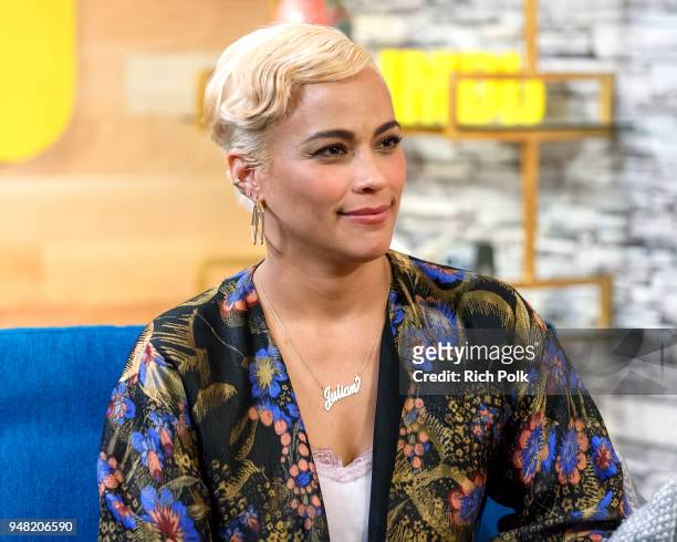 Paula Patton visits 'The IMDb Show' on April 11, 2018 in Studio City, California. This episode of 'The IMDb Show' airs on April 19, 2018.