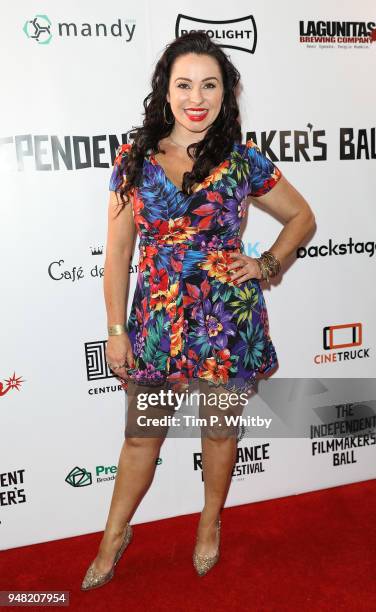 Jan Anderson attends The Raindance Independent Filmmaker's Ball at Cafe de Paris on April 18, 2018 in London, England.