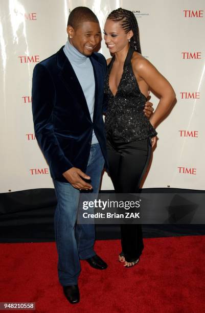 Usher and Alicia Keys arrive at Keep a Child Alive's Annual "The Black Ball" to benefit AIDS research held at the Frederick P. Rose Hall, Jazz at...