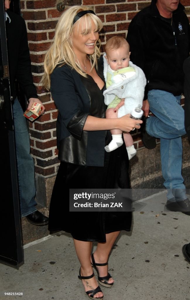 Britney Spears at the "Late Show" with David Letterman NYC