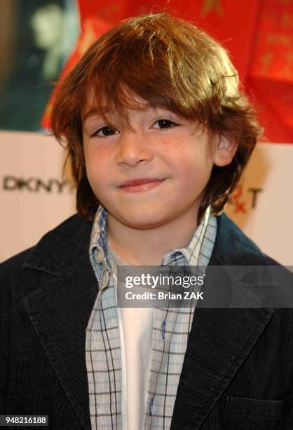 Jonah Bobo at the RxArt Coloring Book Launch held at DKNY Madison Ave, New York City BRIAN ZAK.