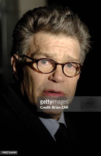 Al Franken attends the Creative Coalition "Spotlight Awards" held at Esquire Downtown at Astor Place, New York City BRIAN ZAK.