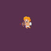 Pixel Art Cupid