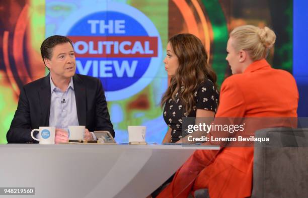 On Wednesday, April 18, James Comey is a guest on Walt Disney Television via Getty Images's The View "The View" airs Monday-Friday on the Walt Disney...
