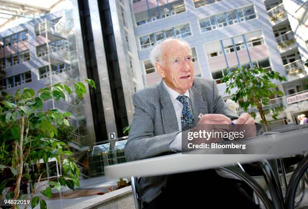 Olav Thon poses for a photo in Vika Atrium, one of his hotels, in Oslo, Norway on Thursday, May 27, 2004. Thon has become a billionaire as his 14...