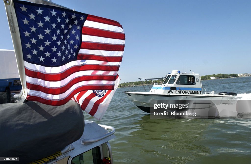 A Georgia Department of Natural Resources patrol boat cruise