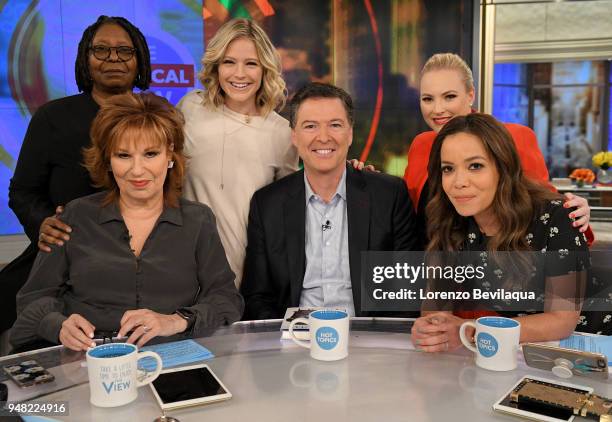 On Wednesday, April 18, James Comey is a guest on Walt Disney Television via Getty Images's The View "The View" airs Monday-Friday on the Walt Disney...