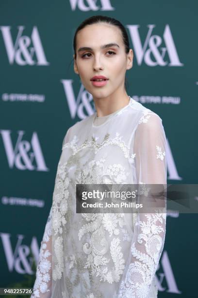 Maxim Magnus attends the Fashioned From Nature VIP preview at The V&A on April 18, 2018 in London, England.