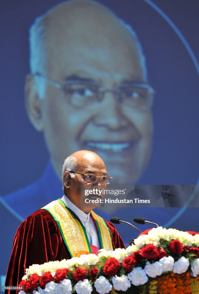 President Ram Kovind At Shri Mata Vaishno Devi University Convocation