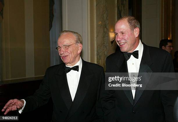 Michael Eisner, CEO of the Walt Disney Co. Is seen at a reception of the United Jewish Appeal Federation where he will receive the Ross Award in New...