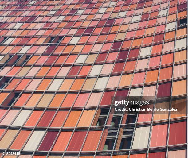 gsw hochhaus - facade - christian beirle stock pictures, royalty-free photos & images