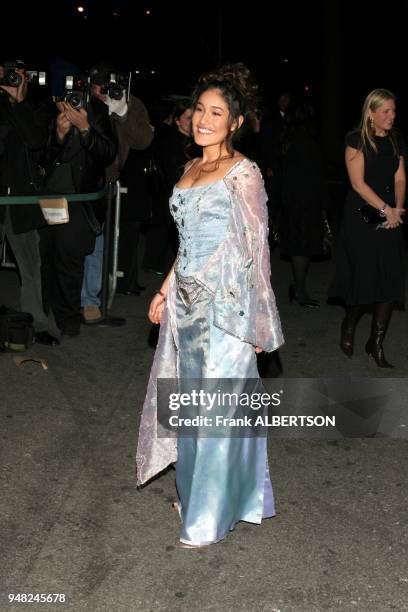 Jan 10, 2006. New York, NY Q'orianka Kilcher arriving to the National Board Of Review Motion Pictures Awards Ceremony. Credit: Frank Albertson.