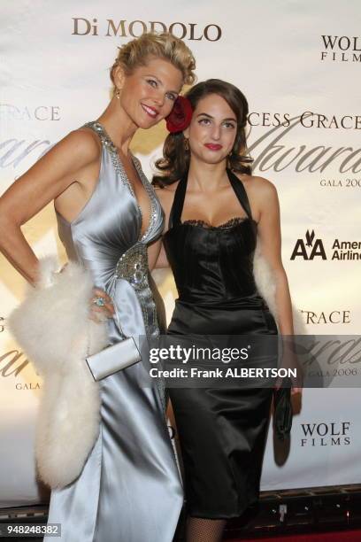 Christie Brinkley and daughter Alexa Ray Joel at the 2006 Princess Grace Foundation - USA Awards Gala. At Cipriani 42nd Street, New York City, on...