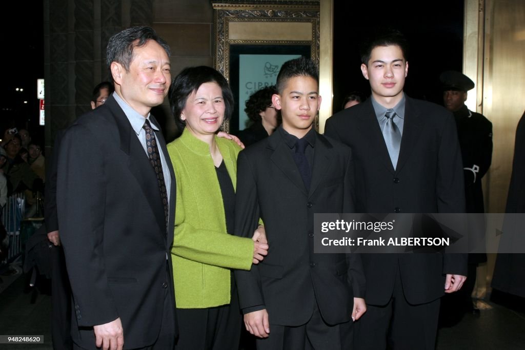 Ang Lee and family at the New York Film Critics Circle 71st Annual... News  Photo - Getty Images