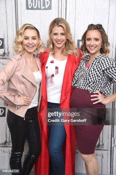 Actors Beverley Mitchell, Jodie Sweeetin and Christine Lakin visit Build Series to discuss their roles in the Pop TV series 'Hollywood Darlings' at...