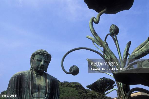 Asia, Japan, Tokyo area, Kamakura, Daibutsu, great bouddha.