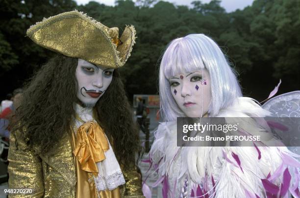 Asia, Japan, Tokyo, Harajuku fashion young people.