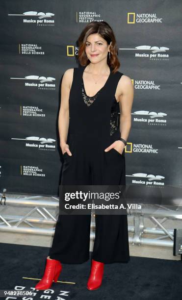 Bianca Nappi attends 'Genius: Picasso' photocall at Auditorium Parco della Musica on April 18, 2018 in Rome, Italy.