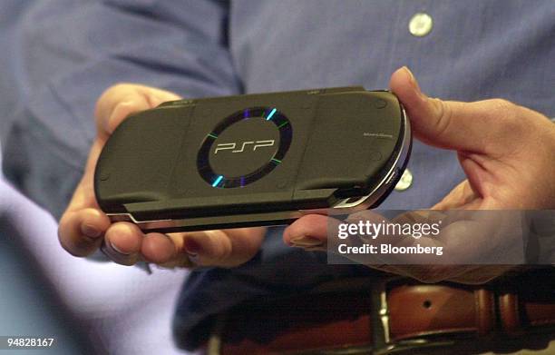 Sony Computer Entertainment America introduces PlayStation Portable at the Sony E3 Media Conference in Los Angeles, California, Tuesday, May 11, 2004.