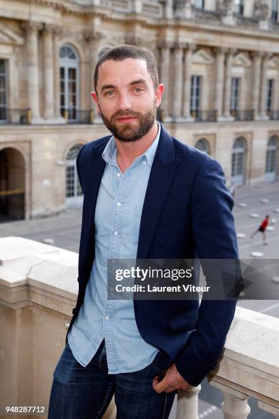 Actor Guillaume Gouix attends Reception in Honor of French Film selected for the 71th Cannes Film Festival at Ministere de la Culture on April 18,...